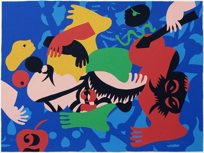 Lenço, por José de Guimarães