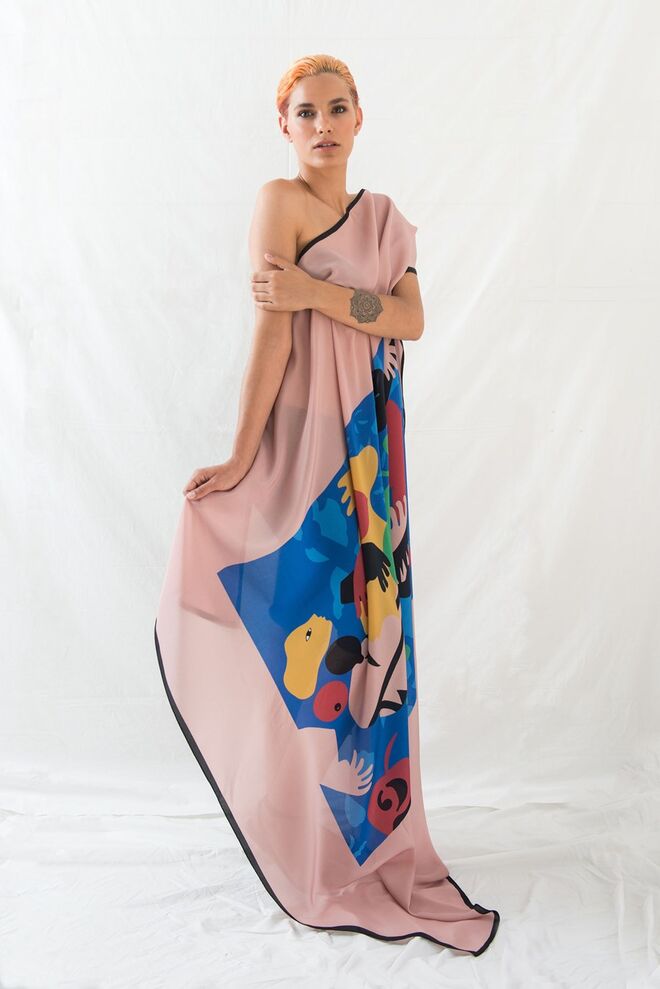 Lenço, por José de Guimarães