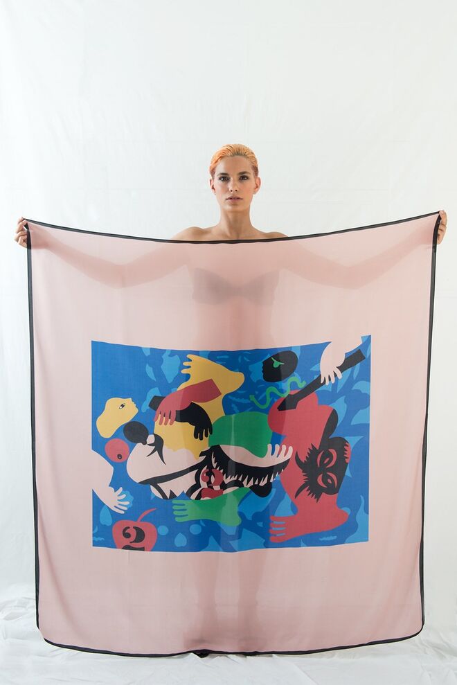 Lenço, por José de Guimarães