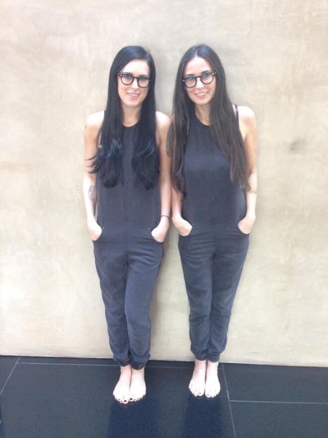  Demi Moore & Rumer Willis