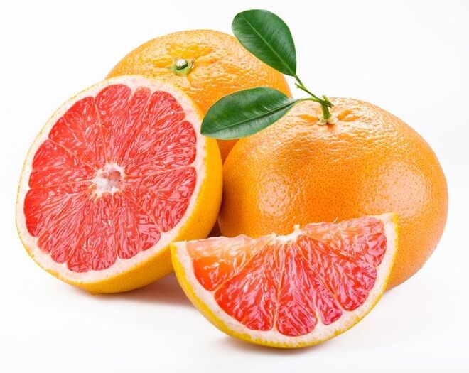 1. Toranja | É uma verdadeira queima-gorduras, e tem apenas cerca de 75 calorias. A toranja oferece proteínas e fibras que, aliadas às propriedades antioxidantes, reduz os níveis de colesterol e glicémia. 