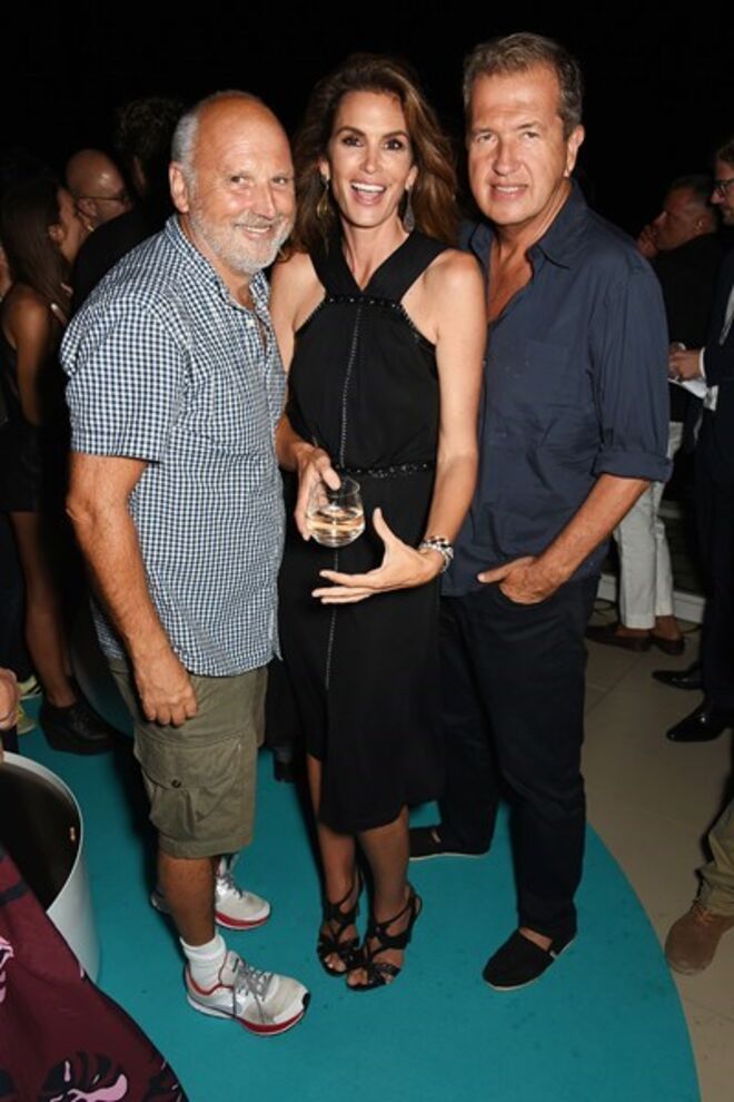 Sam McKnight, Cindy Crawford e Mario Testino