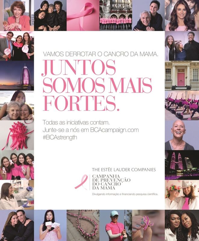 Campanha Estée Lauder: Prevenção do Cancro da Mama