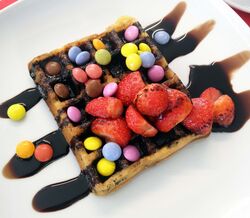 Waffles com muita pinta!