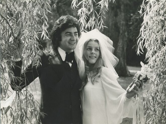 No seu casamento com Natacha