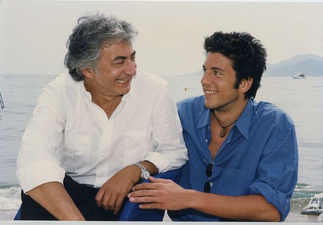 Com o filho Fabien Provost