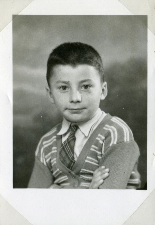 Franck Provost com 6 anos