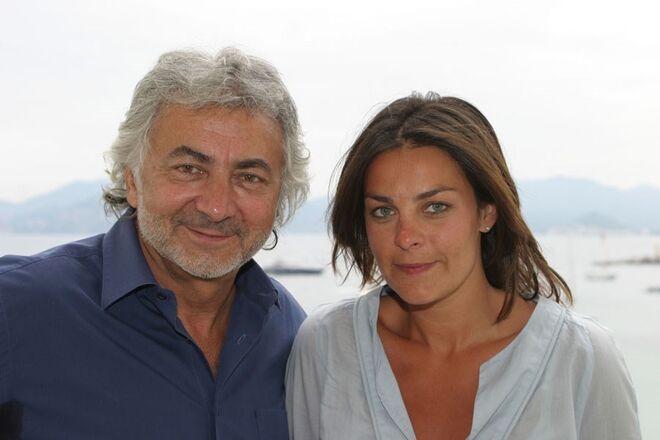 Com a filha Olivia Provost