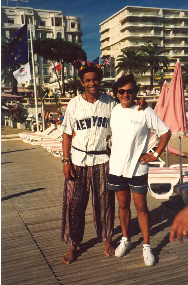 Franck Provost com Yannick Noah