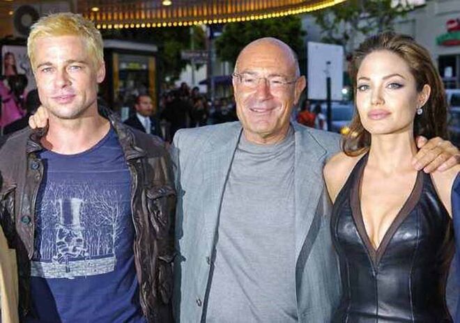2005 | Na estreia de Mr. and Mrs. Smith com o produtor Arnon Milchan