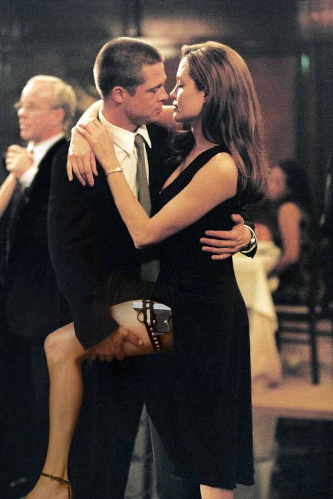 Uma cena de Mr. and Mrs. Smith