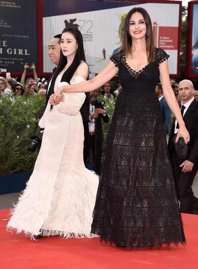 Zhang Yan e Maria Grazia Cucinotta