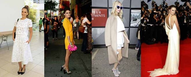 4 | Jessica Alba, Olivia Palermo, Poppy Delevongne, Penelope Cruz | Em fotografias de corpo inteiro, experimente inclinar os ombros ligeiramente para trás.