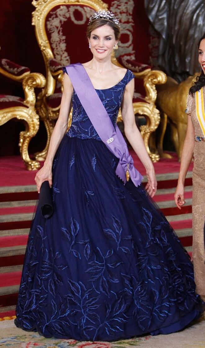 Vestido de Felipe Varela, no Palácio da Zarzuela