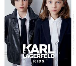 Karl Lagerfeld lança primeira coleção para crianças