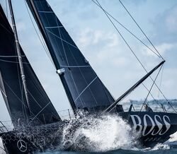 O novo iate da HUGO BOSS começa a navegar