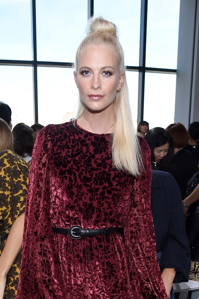 HALF BUN: Poppy Delevingne