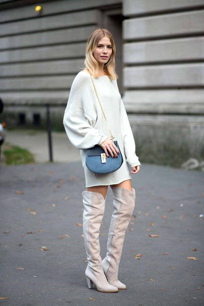 6 | BOTAS ACIMA DO JOELHO | Inspiração celebridade: Elena Perminova 