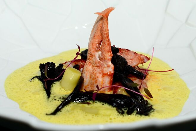 Lavagante e o alho francês