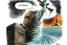 We're coming Paris by Steve Benson in The Arizona Republic