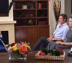 Angelina e Brad Pitt em entrevista intimista
