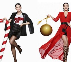 Katy Perry  na campanha de Natal da H&M