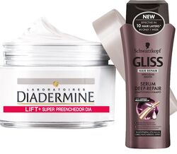 Oferta de Creme Diadermine ou Champô Gliss por apenas mais €1,50