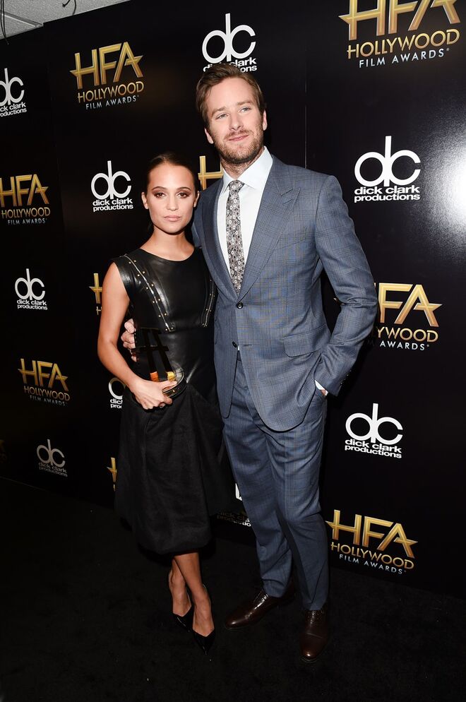 Alicia Vikander e Armie Hammer 