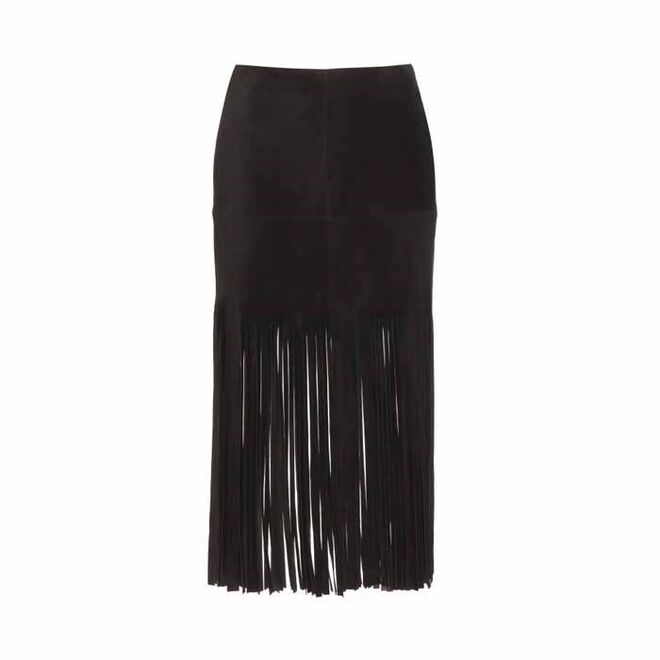 50 | Saia em camurça, €3500, Valentino, em www.mytheresa.com 