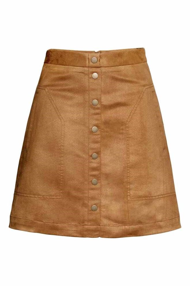 20 | Saia em camurça, €29,99, H&M