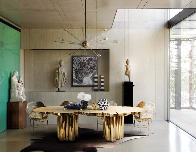 Mesa central Fortuna Gold, Boca do Lobo Design Studio