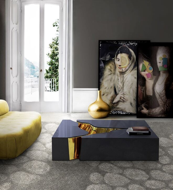 Mesa central Lapiaz Center Table, Boca do Lobo Design Studio