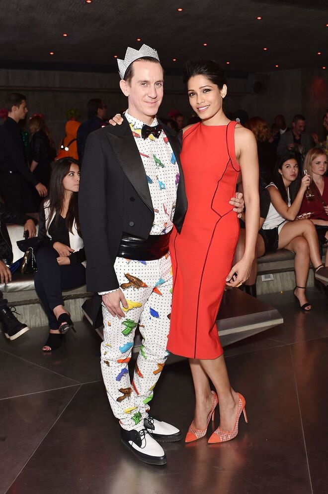 Jeremy Scott e Freida Pinto