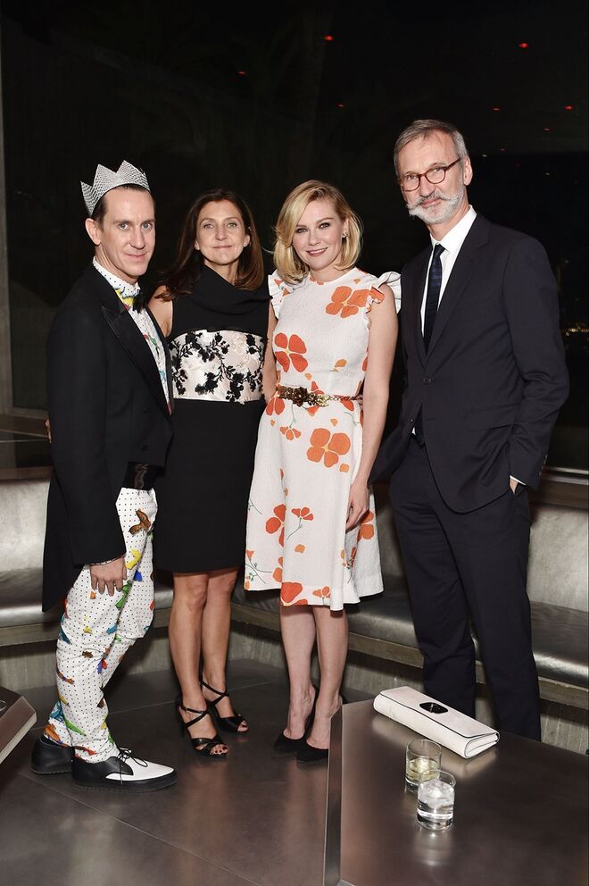 Jeremy Scott, Sophie Delafontaine, Kristen Dunst, e Jean Cassegrain