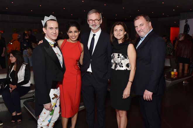 Jeremy Scott, Freida Pinto, Jean Cassegrain, Sophie Delafontaine e Olivier Cassegrain