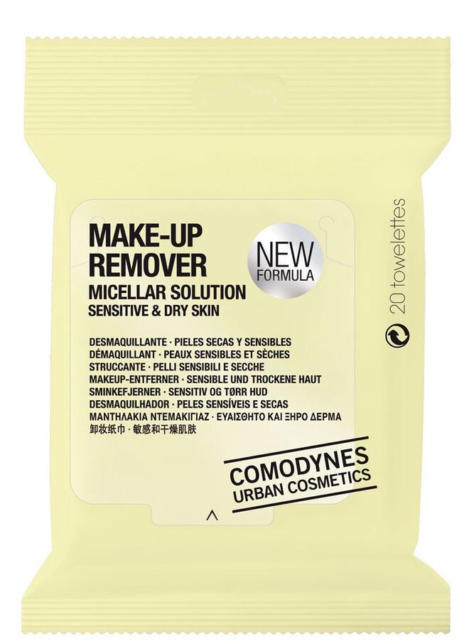Toalhitas desmaquilhantes, Comodynes, 3.75€