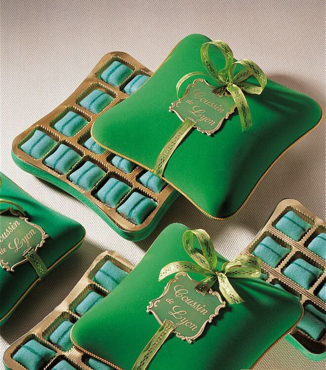 Chocolates Coussin de Lyon, em La Pétillante