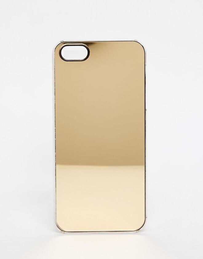 Zero Gravity Gold Mirror iPhone 5 Case, €30,88, ASOS