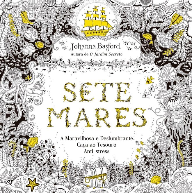 “Sete Mares” de Johanna Basford, €10,99 (2020 Editora)