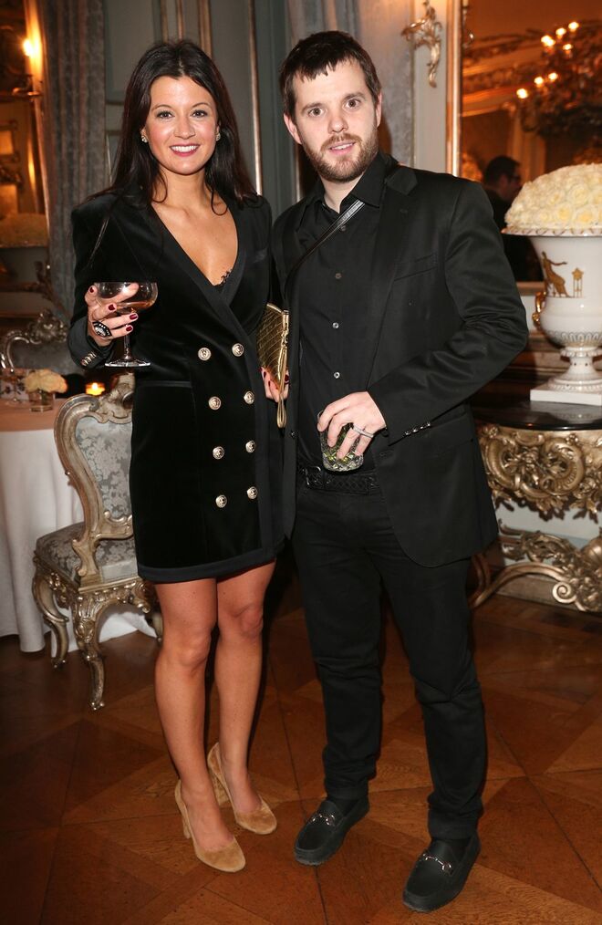 Claire Skinner em Balmain & Mike Skinner