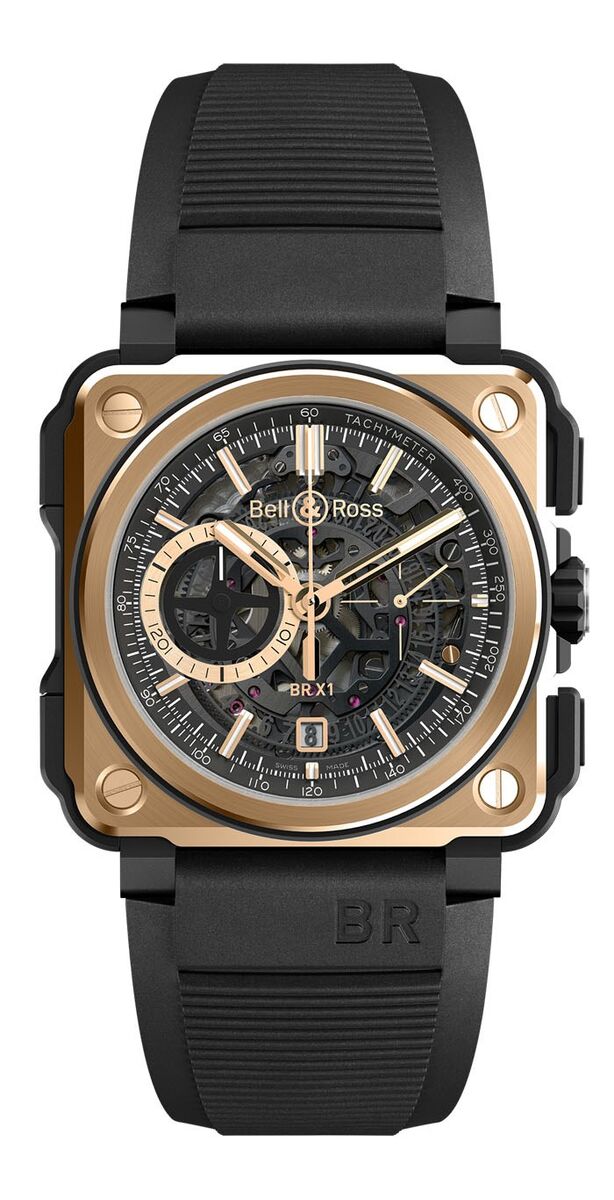 Bell & Ross BR-X1 Rose Gold & Ceramic (preço sob consulta)