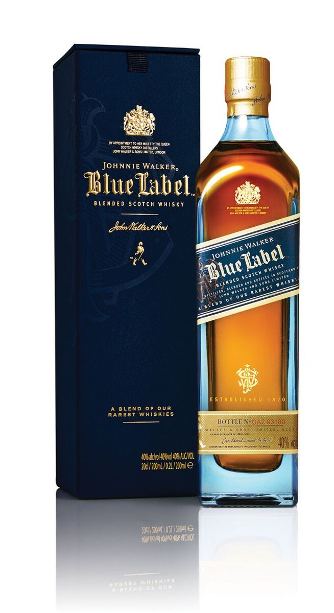 Johnnie Walker Blue Label, €204,90