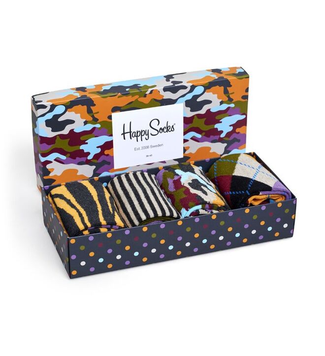 Kit 4 pares de meias, Happy Socks, €29,99
