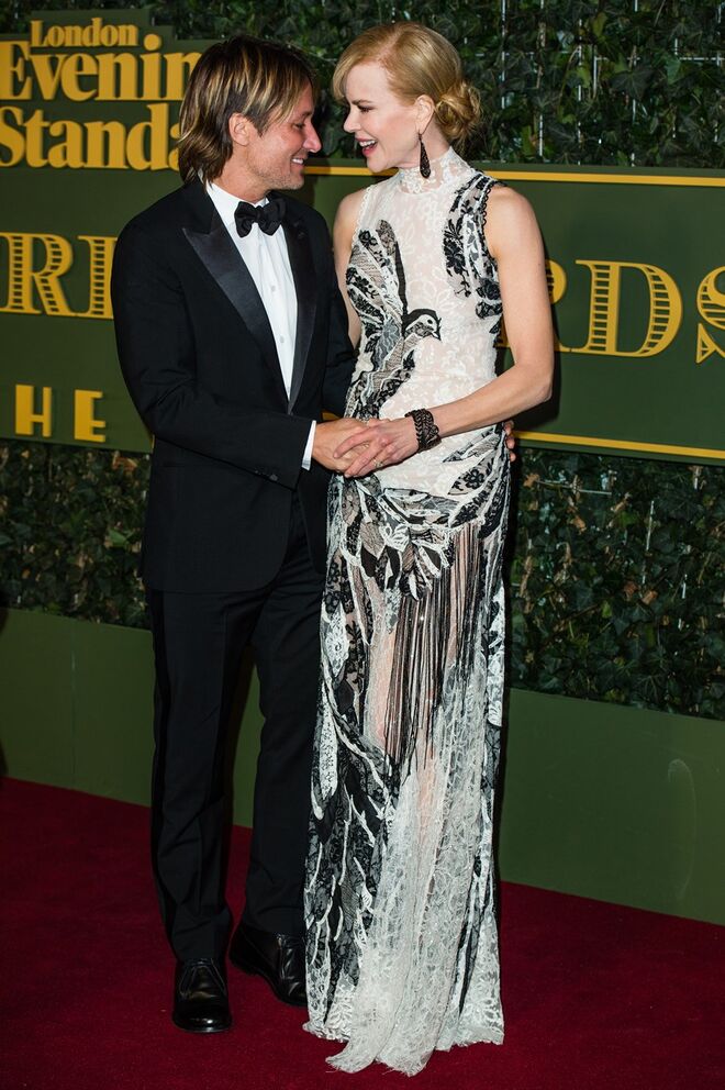 Keith Urban e Nicole Kidman (em cena com Photograph 51)