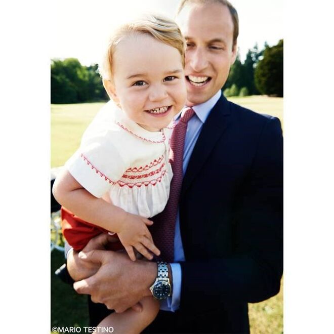 William, Duque de Cambridge, e Príncipe George | Julho 2015
