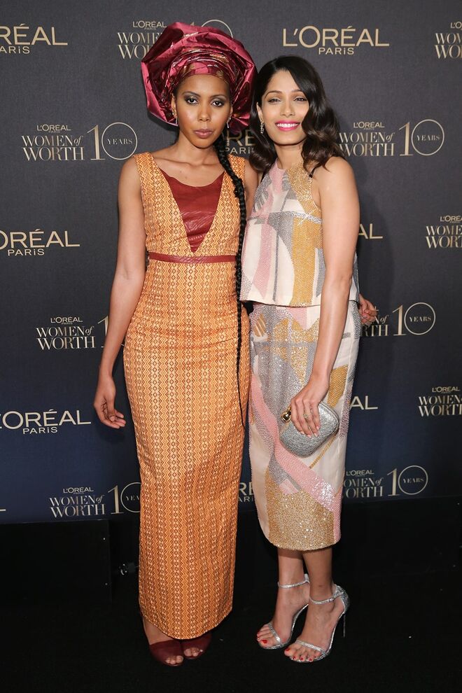 Jaha Dukureh e Freida Pinto