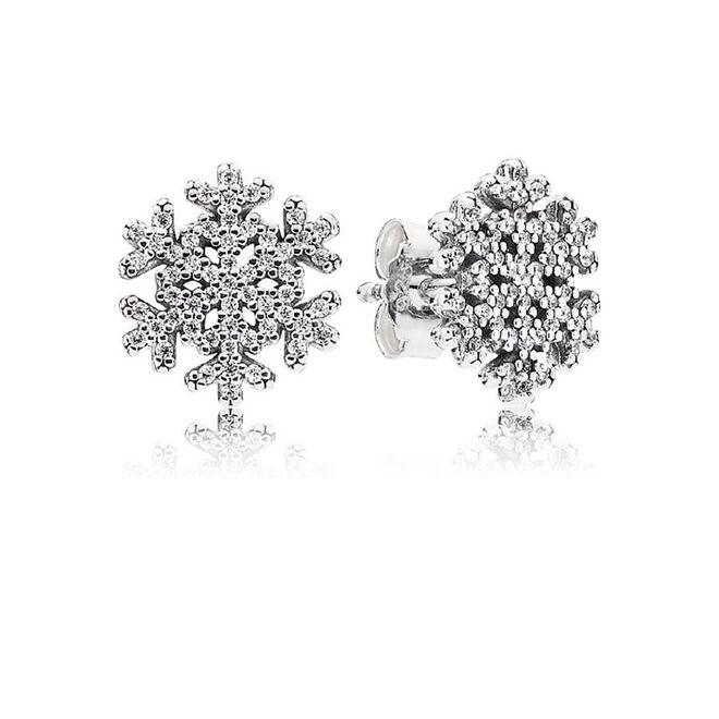 Brincos Snowflake Pandora, €65