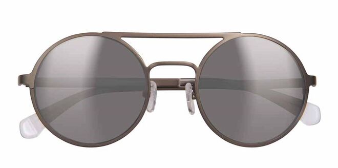 CINQUENTAS | Óculos com armação em metal, €110, Calvin Klein