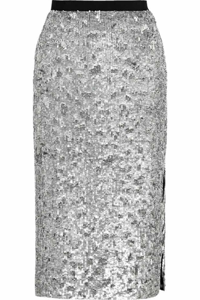 TRINTAS | Saia em lantejoulas, €2095, Burberry London