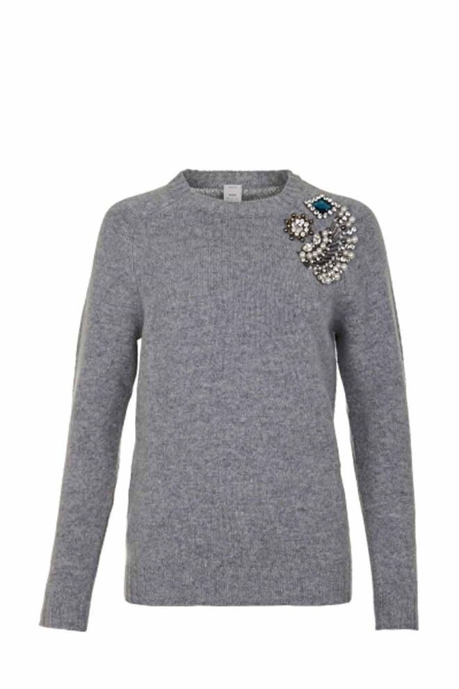 TRINTAS | Camisola em lã, €194, Pinko 